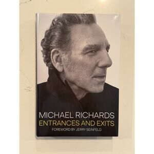 MICHAEL RICHARDS Seinfeld Kramer SIGNED ENTRANCES EXITS Book AUTOGRAPHED COA #3